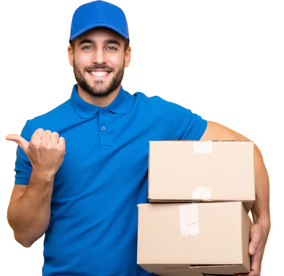GoorooShip shipping platform shown with parcels and delivery services